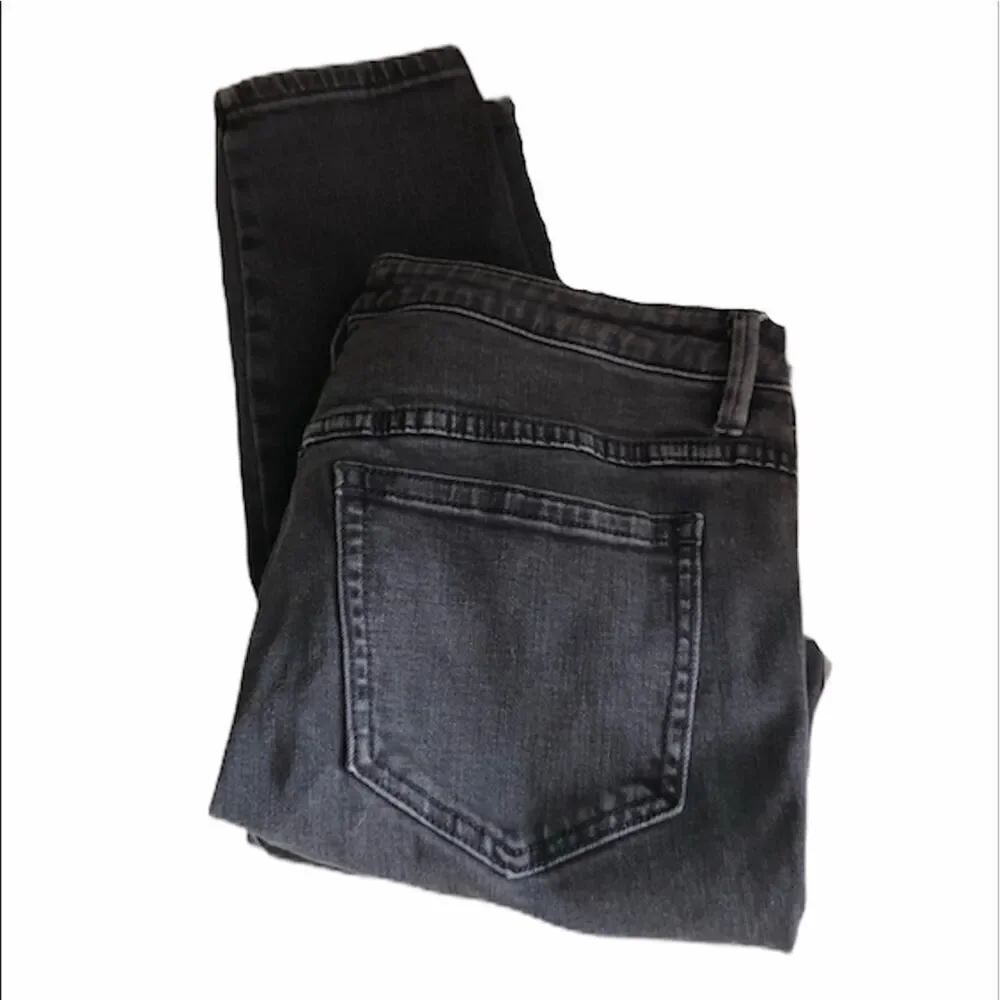 Free People Black Skinny Jeans Size 30